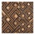 Early 20th Century Kuba Square Raffia Textile 54x25 Inch For Sale