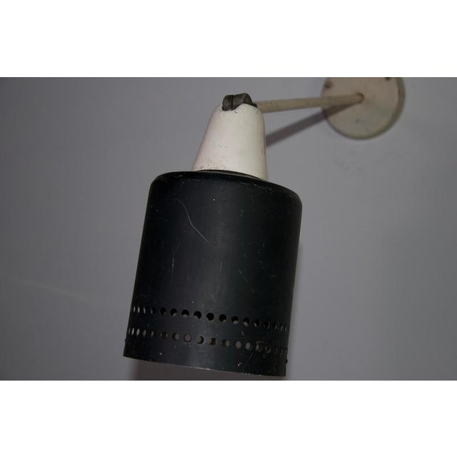 Mid-Century Modern Adjustable Metal Wall Lamps, Germany, 1950s, Set of 2 For Sale - Image 10 of 16