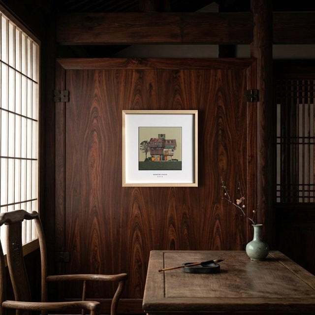Framed Random House by Francesco Di Dio for Kiasmo For Sale - Image 4 of 6
