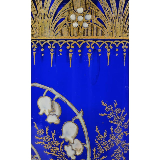 Blue Art Nouveau Legras Vases, Set of 2 For Sale - Image 8 of 17