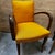 Vintage Bridge Chairs in Mustard Fabric, 1940s, Set of 2 For Sale - Image 15 of 17