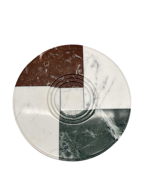 Carrara Marble Plate from Up & Up, Italy, 1970s