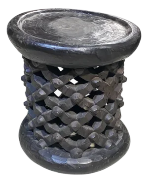 Vintage African Bamileke Spider Stool/Table 13.5" Diameter