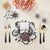 Let your table transition from classic to modern with our Ouroboros Vegan Leather Round Pebble Placemat, featuring an...
