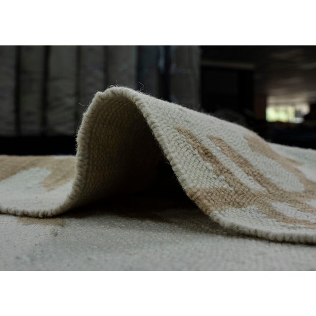 Textile Turkish Kilim Oriental Handmade Flatweave 3' x 4'9" #18163 For Sale - Image 7 of 8