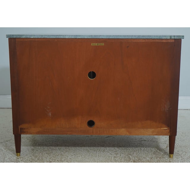McLain Weisland Regency Custom Mahogany Marble Top Credenza For Sale - Image 15 of 16