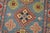 Kazak Runner 2’8” X 9’8” Blue Wool Tribal Hand-Knotted Oriental Rug For Sale - Image 4 of 12