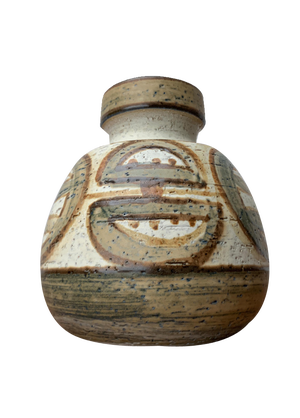 Mid-Century Danish Studio Pottery Vase from Søholm, 1960s