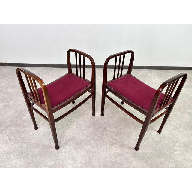 Vienna Secession Bench by Otto Wagner for Thonet, 1890s For Sale - Image 3 of 10