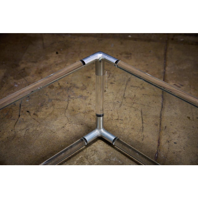 Lucite-Framed Coffee Table, 1970s For Sale In Los Angeles - Image 6 of 6
