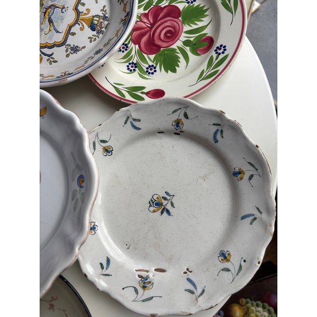 Antique Dinner Plates, Set of 7 For Sale - Image 5 of 18