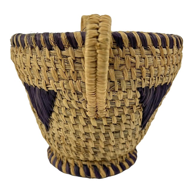 Early 20th Century Hausa Basket Nigeria MATTER COLLECTION For Sale