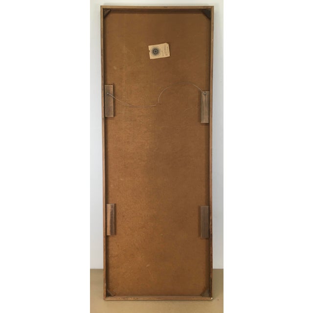 A 1970s framed print of a photograph of a lush waterfall in a forest by Eye Encounter.