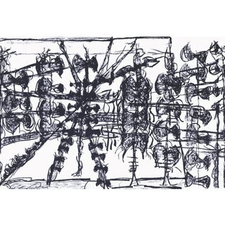 1979 Lithograph by Jean-Paul Riopelle Untitled I For Sale