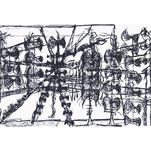 1979 Lithograph by Jean-Paul Riopelle Untitled I For Sale