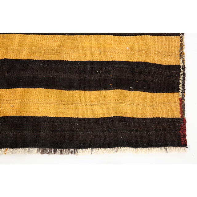Wool & Cotton Kilim Rug For Sale - Image 10 of 15