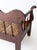 Antique 19th Century Wooden Spindle Back Bench With Scalloped Crest Rail For Sale - Image 9 of 18