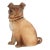Antique Bisque Porcelain Pug Dog For Sale