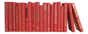 Decorative Books - Gala Books - Red Books By The Foot