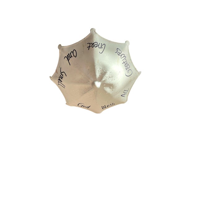 1980s 1980s Kurt Adler Noah's Ark Animals Umbrella Lion Giraffe Elephant Ornament For Sale - Image 5 of 5