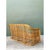Khaki Vintage Stacked Rattan Sofa For Sale - Image 8 of 12