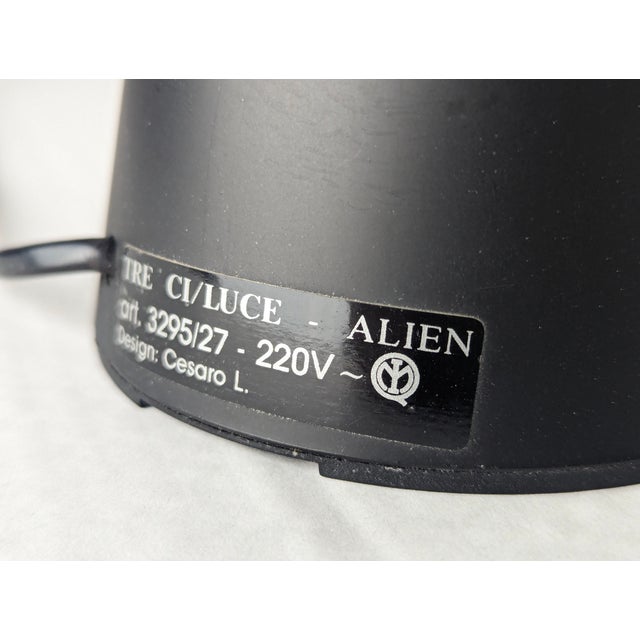 1970s Alien Table Lamps by Cesaro L. for Tre Ci/Luce, Italy, 1970s, Set of 3 For Sale - Image 5 of 12