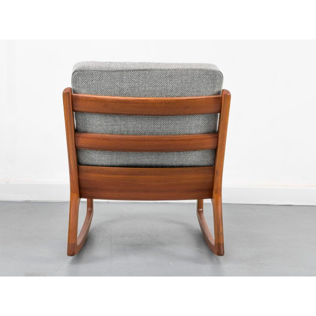 Senator Rocking Chair in Teak by Ole Wanscher for Cado, 1974 For Sale - Image 10 of 18
