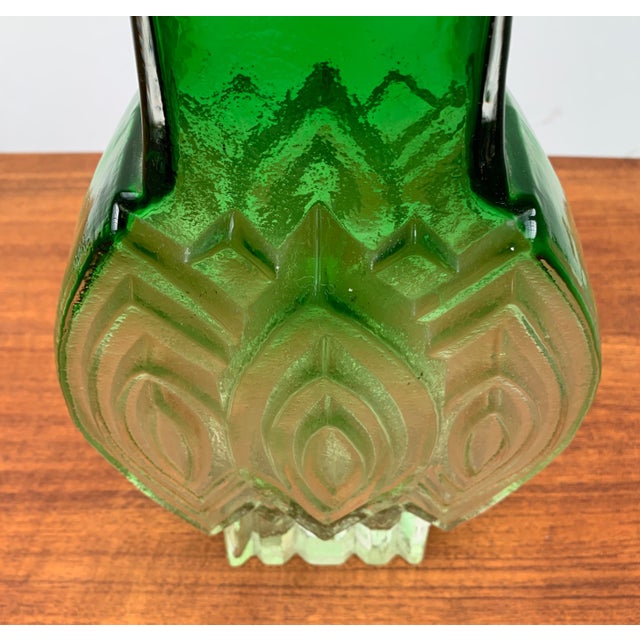 Vintage Finnish Glass Vase by Kaj Blomqvist for Kumela For Sale - Image 4 of 18