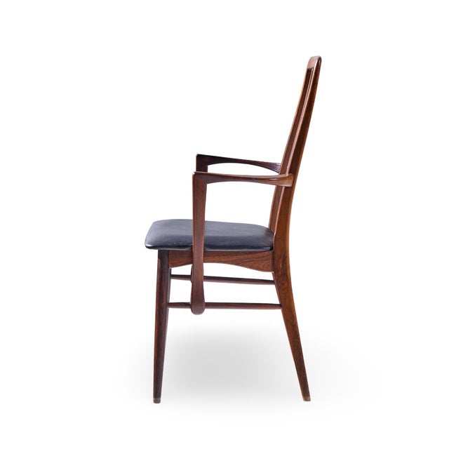 Niels Koefoed Eva Mid Century Danish Rosewood Dining Chairs - Set of 6 For Sale - Image 15 of 17