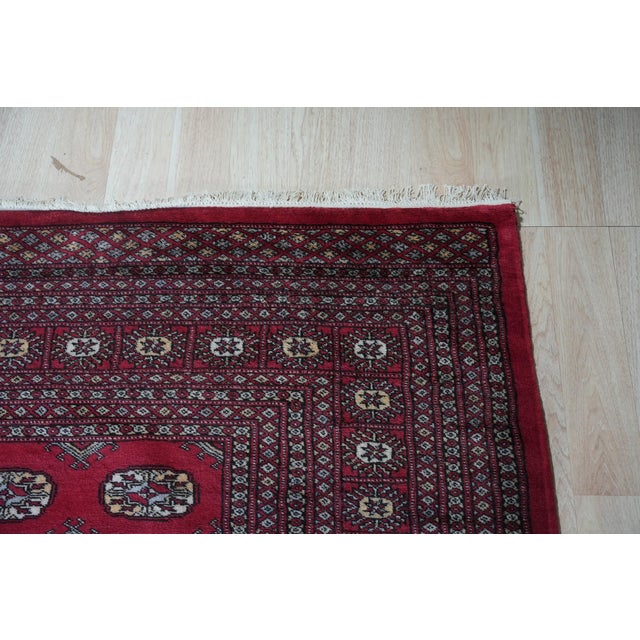 Textile 4x6 Rustic Nina Coral Traditional Geometric Nan Carpet Rug For Sale - Image 7 of 8