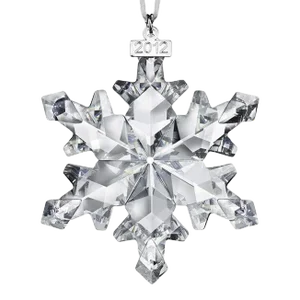 Swarovski Austrian Cut Glass Ornament, 1125019 Holiday Christmas Snowflake - 2012 Nib Retired