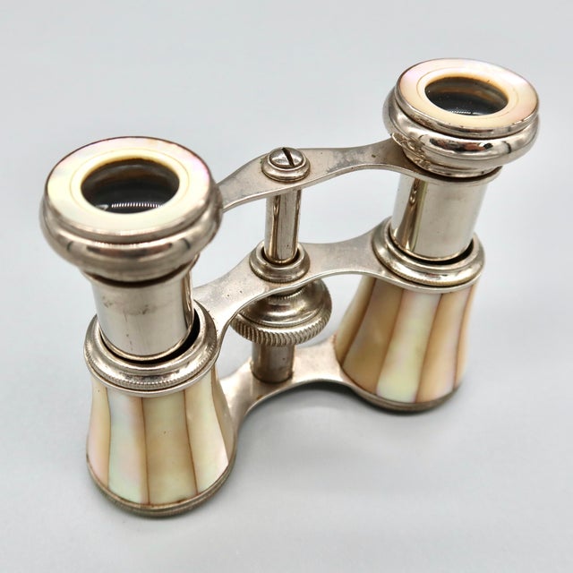 Antique Mother-of-Pearl Opera Glasses With Original Fitted Case For Sale In Austin - Image 6 of 10