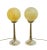 Art Deco Lamps with Marbled Lampshades, 1940s, Set of 2 For Sale - Image 6 of 6