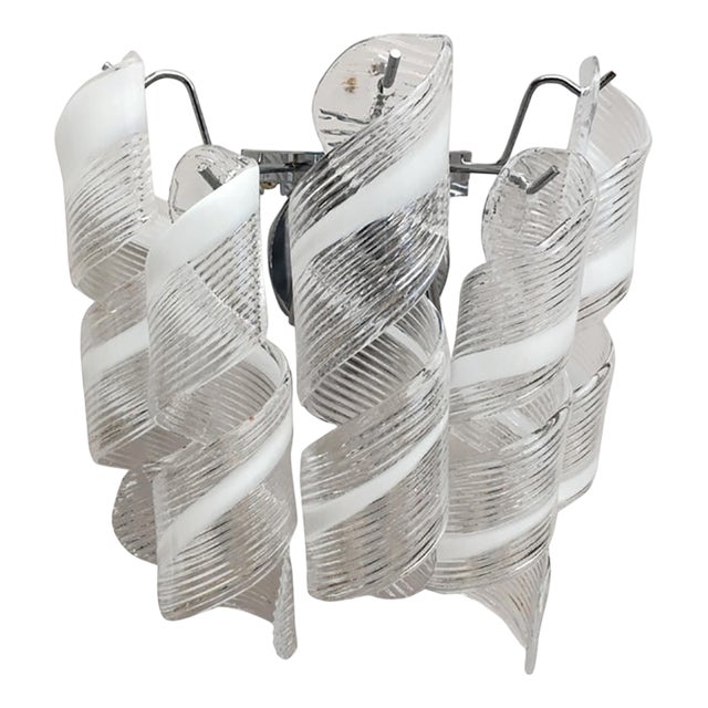 Wall Sconce in Murano Glass by Simoeng For Sale