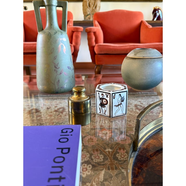 Brass Weight Shaped Table Lighter, Mauro Manetti Italy 1970 For Sale - Image 12 of 12