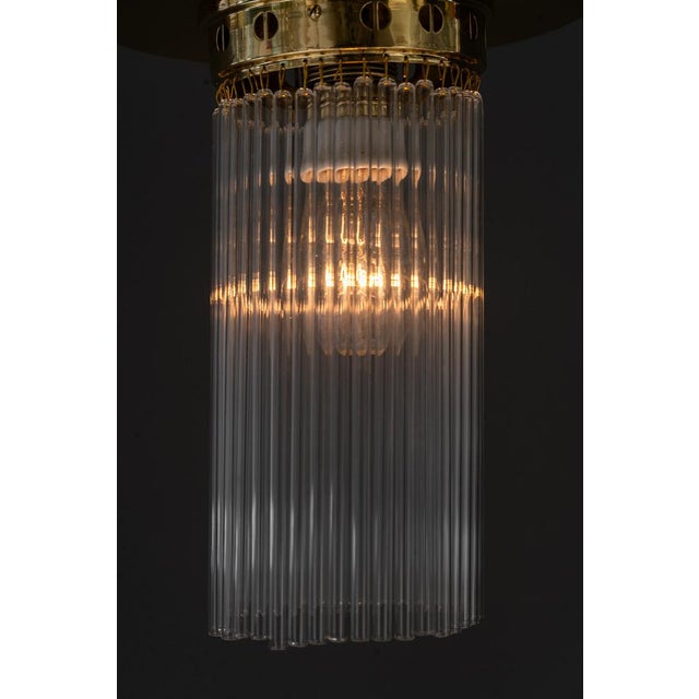Art Deco Ceiling Lamps with Glass Sticks, 1920s, Set of 2 For Sale - Image 9 of 14