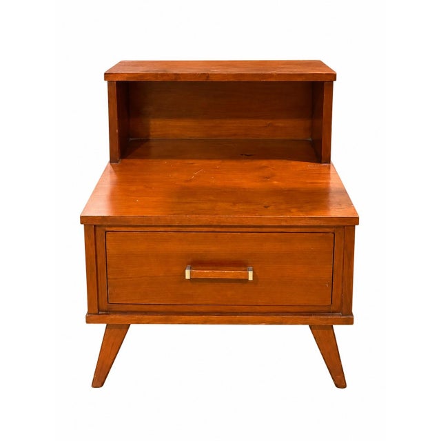 1950s Mainline by Hooker MCM Solid Cherry Bedroom Set "Manhattan Group" Line, 2 Pieces For Sale - Image 17 of 18