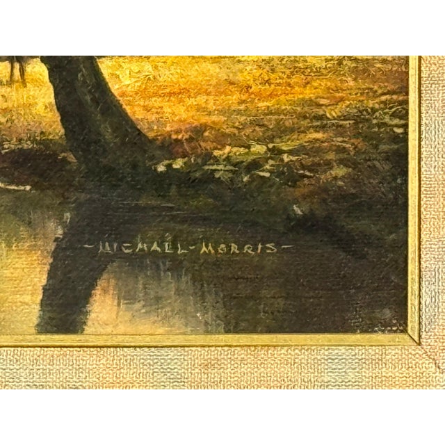 Horse next to River in the Woods of the English Countryside by British Artist 1970 (Circa) For Sale - Image 17 of 18