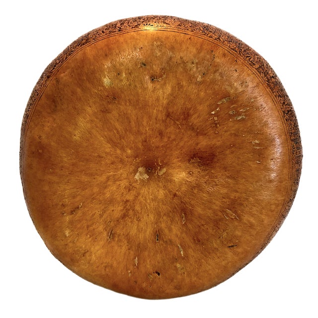 Copper A Traditional Peruvian Storytelling Gourd Depicting Andean Village Life For Sale - Image 8 of 13