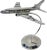TU-124 Plane Statuette, Poland, 1950s For Sale