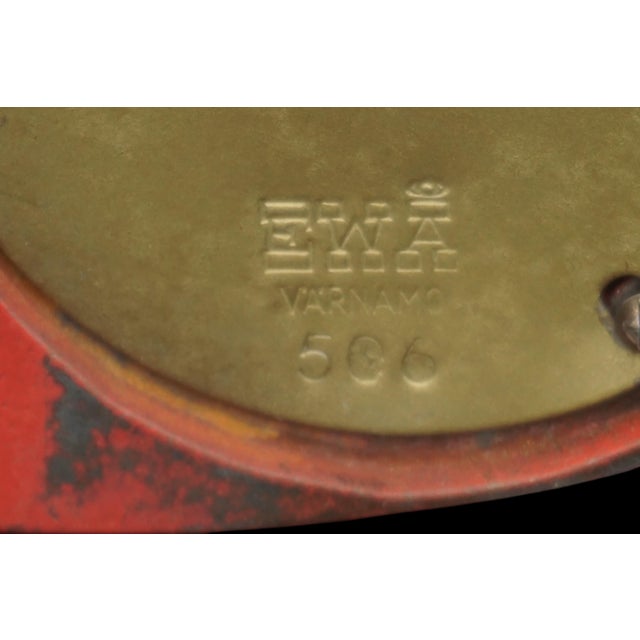 Swedish Mid-Century Modern Wall Lamp from Ewa Värnamo, 1950s For Sale - Image 6 of 7