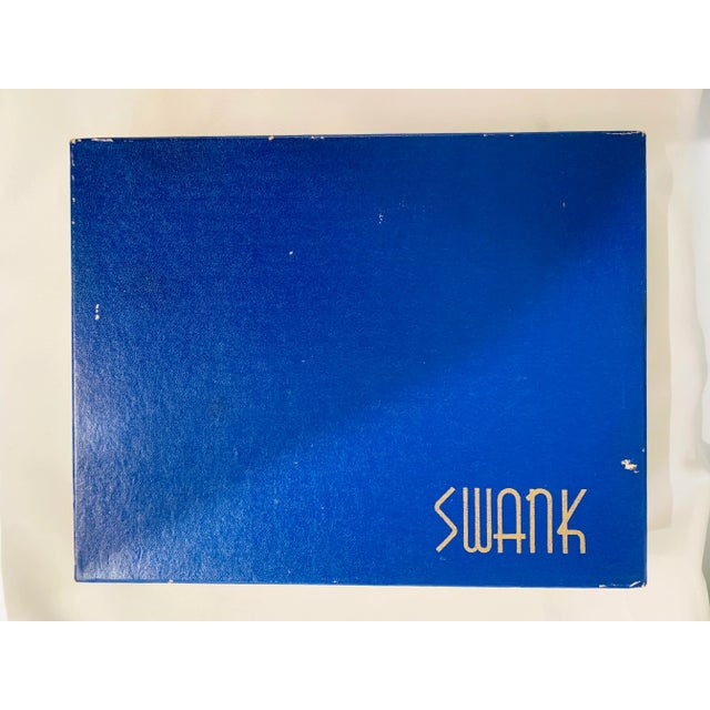 1960s Swank Mid-Century Crown Bar Set in Original Box - Set of 4 For Sale - Image 5 of 11