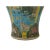 Baby Blue Chinese Porcelain Blue Base Fengshui Animals Graphic Decor Vase For Sale - Image 8 of 11