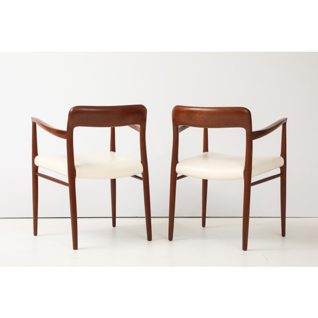 Design Niels Otto Moller Model 77 & 56 Teak Dining Chairs Set of 10 For Sale - Image 4 of 18