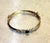 Sterling Silver & Black Onyx Bangle Bracelet For Sale - Image 4 of 7