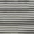 Sample - Schumacher Geoffrey Metallic Stripe Fabric in Smoke For Sale