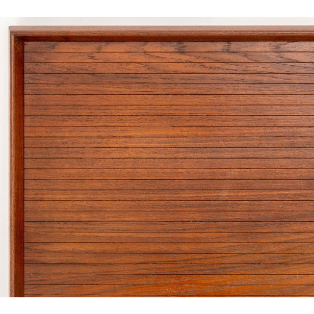 Mid 20th Century Danish Modern Teak King Size Headboard For Sale - Image 5 of 7