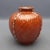 Futurist Art Deco Style Orange and Silver Ceramic Vase by Gualdo Tadino for Robbia, 1960s For Sale - Image 4 of 11