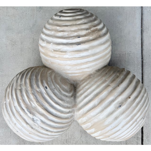 Organic Modern Style Chunky Three Spheres Coffee Table From 80's For Sale - Image 4 of 11