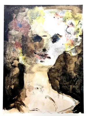 Leonor Fini - Flower Crown - Original Lithograph 1964